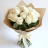 Букет 15 белых роз